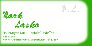 mark lasko business card